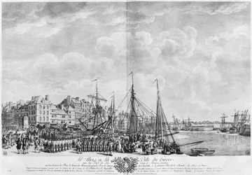 Hafen und Stadt Le Havre, gesehen vom Turm von Franz I., Serie 